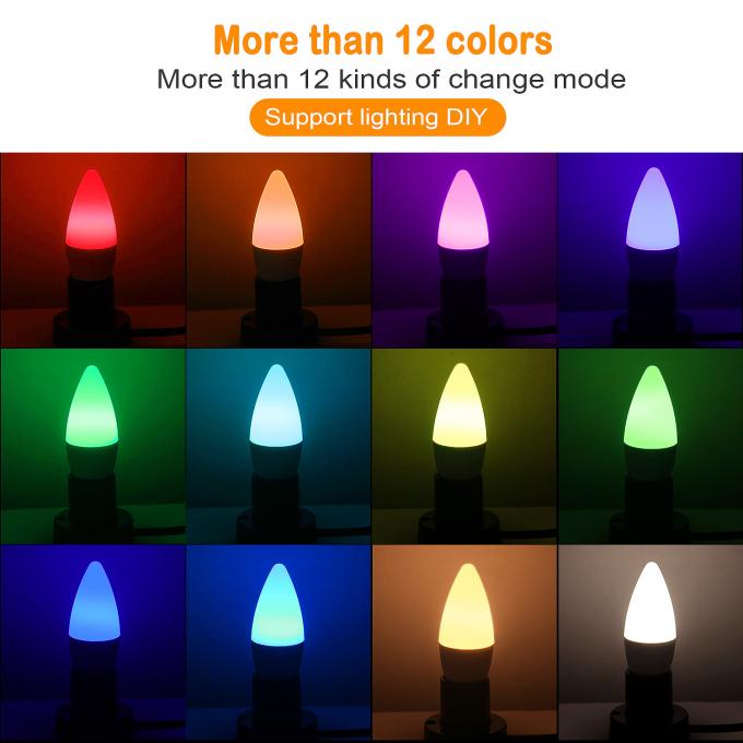 3W Energy Efficient Dimmable Candle LED Light Bulbs For Home Lighting 0